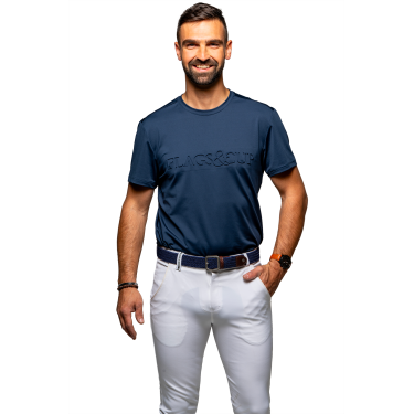 T-shirt Flags & Cup ragazzo Fresco Marina Blu marino