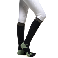 Calze Flags & Cup donna Roca Nero / verde Calze Flags & Cup donna Roca Nero / verde