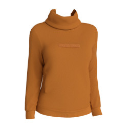 Felpa con collo a camino LeMieux Adele Zenzero Arancione