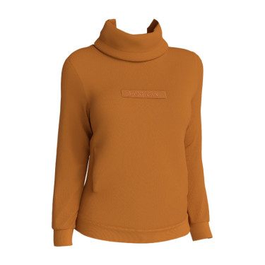 Felpa con collo a camino LeMieux Adele Zenzero Arancione