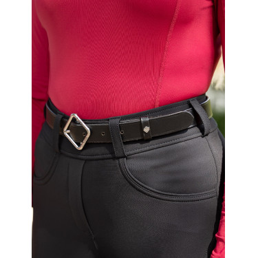 Cintura in pelle LeMieux Cleo Nero