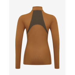 Maglia intima a rete Mia LeMieux Young Rider maniche lunghe Zenzero Arancione Maglia intima a rete Mia LeMieux Young Rider maniche lunghe Zenzero Arancione