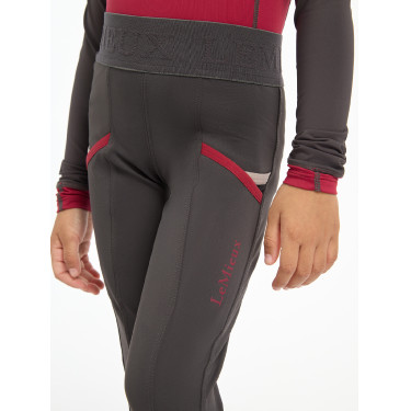 Pantaloni da equitazione Mini LeMieux Cenere Bordeaux Pantaloni da equitazione Mini LeMieux Cenere Bordeaux
