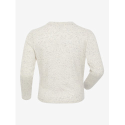 Maglietta a maniche lunghe Mini LeMieux Jessie Ecru / nep Bianco