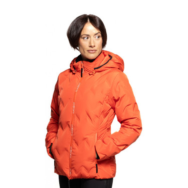 Piumino da donna Flags & Cup impermeabile Napasoq Arancione