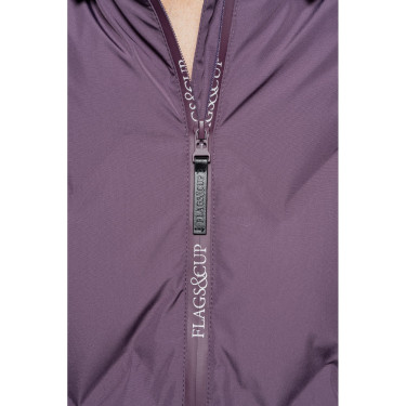 Piumino da donna Flags & Cup impermeabile Napasoq Prugna Viola