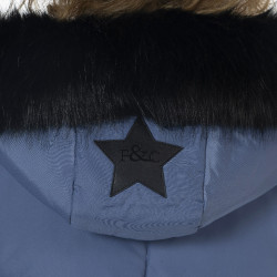 Parka Flags & Cup Kinder Kemi Denim Blu Parka Flags & Cup Kinder Kemi Denim Blu