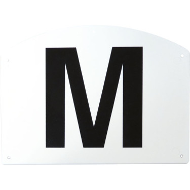 Set di 12 lettere da giostra supporto in plastica Hippotonic Set di 12 lettere da giostra supporto in plastica Hippotonic