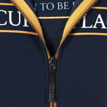 Felpa con zip Flags & Cup da uomo Perico Marina Blu marino