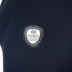 Felpa con zip Flags & Cup da uomo Perico Marina Blu marino