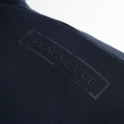 Felpa con zip Flags & Cup da uomo Perico Marina Blu marino