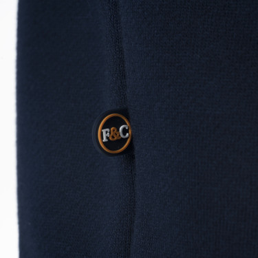 Felpa con zip Flags & Cup da uomo Perico Marina Blu marino