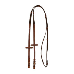 Redini in nylon con fibbie in cuoio Acavallo Cognac Marrone