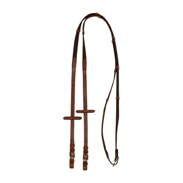 Redini in nylon con fibbie in cuoio Acavallo Cognac Marrone
