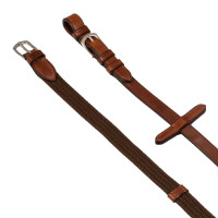 Redini in nylon con fibbie in cuoio Acavallo Cognac Marrone