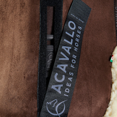 Ammortizzatore Piuma-FS WFS-FS con tasche in suede e rialzo posteriore Acavallo Ammortizzatore Piuma-FS WFS-FS con tasche in suede e rialzo posteriore Acavallo