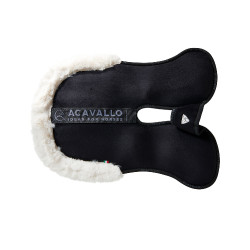 Ammortizzatore Piuma-FS WFS-FS con tasche in suede e rialzo posteriore Acavallo Nero / naturale