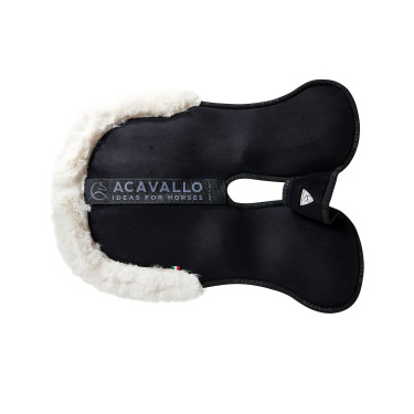 Ammortizzatore Piuma-FS WFS-FS con tasche in suede e rialzo posteriore Acavallo Nero / naturale Ammortizzatore Piuma-FS WFS-FS con tasche in suede e rialzo posteriore Acavallo Nero / naturale