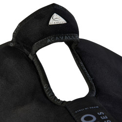 Ammortizzatore Piuma-FS WFS-FS con tasche in suede e rialzo posteriore Acavallo Nero / naturale
