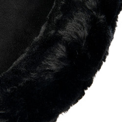 Ammortizzatore Piuma-FS WFS-FS con tasche in suede e rialzo posteriore Acavallo Nero / nero