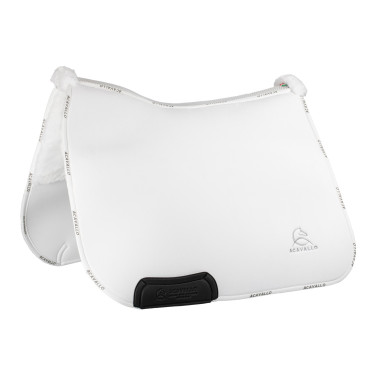 Sottosella DS CW-3DS louvre sagomato con interno in finta pelle di pecora Acavallo Bianco