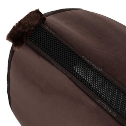 Sottosella DS CW-3DS louvre sagomato con interno in finta pelle di pecora Acavallo Sottosella DS CW-3DS louvre sagomato con interno in finta pelle di pecora Acavallo