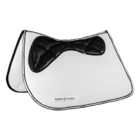 Sottosella JS CW-3DS in schiuma memory foam 3D spacer con grip in gel Acavallo Bianco Sottosella JS CW-3DS in schiuma memory foam 3D spacer con grip in gel Acavallo Bianco