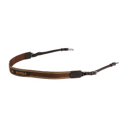 Pettorale semplice con fascia elastica Acavallo Marrone scuro Pettorale semplice con fascia elastica Acavallo Marrone scuro