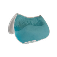 Tapis de selle édition spéciale JS CW-3DS louvre & bambou avec grip en silicone Acavallo Bleu ciel