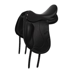 Sella da dressage in cuoio foderata Equestro