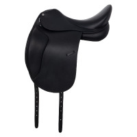 Sella da dressage con appoggi rimovibili Equestro Nero Sella da dressage con appoggi rimovibili Equestro Nero