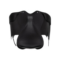 Sella da dressage con appoggi rimovibili Equestro Nero Sella da dressage con appoggi rimovibili Equestro Nero