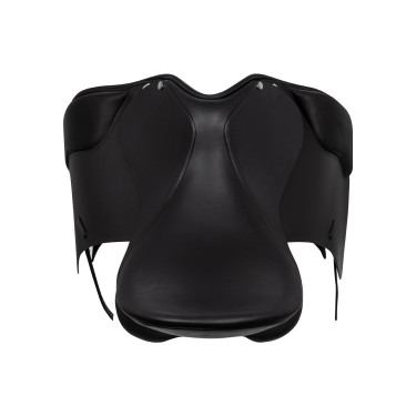 Sella da dressage con appoggi rimovibili Equestro Nero