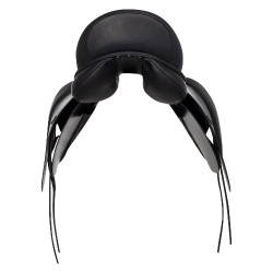 Sella da dressage con appoggi rimovibili Equestro Nero