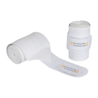 Bende elastiche con chiusura in velcro Equestro Bianco Bende elastiche con chiusura in velcro Equestro Bianco