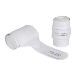 Bende elastiche con chiusura in velcro Equestro Bianco