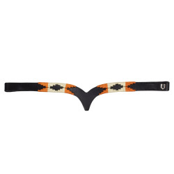 Frontalino in cuoio con decorazione navajo Equestro
