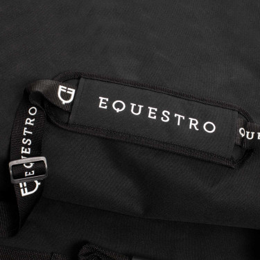 Borsa per sottosella con logo Equestro Nero