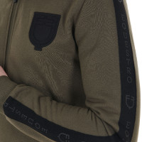 Felpa con cappuccio da uomo con interno in pile Equestro Noce Marrone Felpa con cappuccio da uomo con interno in pile Equestro Noce Marrone