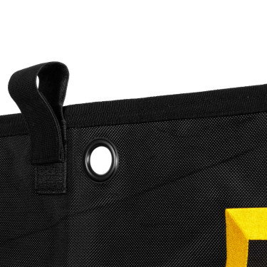 Telo lungo per box con logo ricamato Equestro Nero