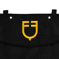 Telo da box corto con logo ricamato Equestro Nero Telo da box corto con logo ricamato Equestro Nero