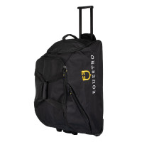Sacca trolley con logo ricamato Equestro Nero Sacca trolley con logo ricamato Equestro Nero