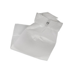 Pettorina da competizione con logo ricamato Equestro Bianco