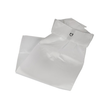 Pettorina da competizione con logo ricamato Equestro Bianco