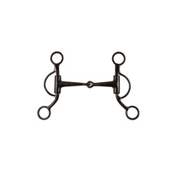 Mors western in ferro nero con branche corte Pool's Mors western in ferro nero con branche corte Pool's