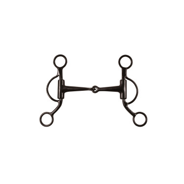 Mors western in ferro nero con branche corte Pool's Mors western in ferro nero con branche corte Pool's