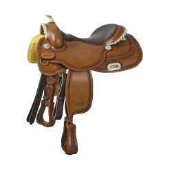 Sella western Pool's Classic Reiner in rawhide