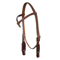 Bridon western Futurity con frontalino intrecciato Pool's Nocciola