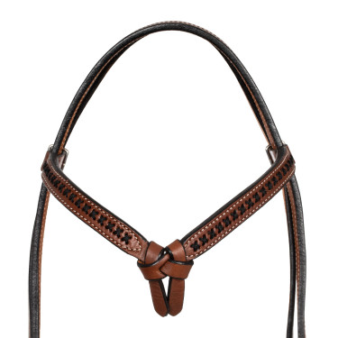 Bridon western Futurity con frontalino intrecciato Pool's Nocciola Bridon western Futurity con frontalino intrecciato Pool's Nocciola