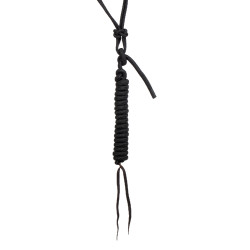 Capestro in corda con perline Pool's Nero